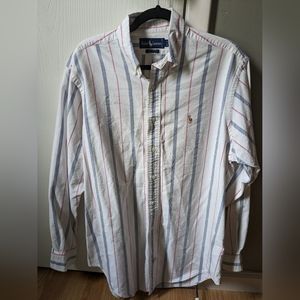Ralph Lauren blue tag men's button down shirt
